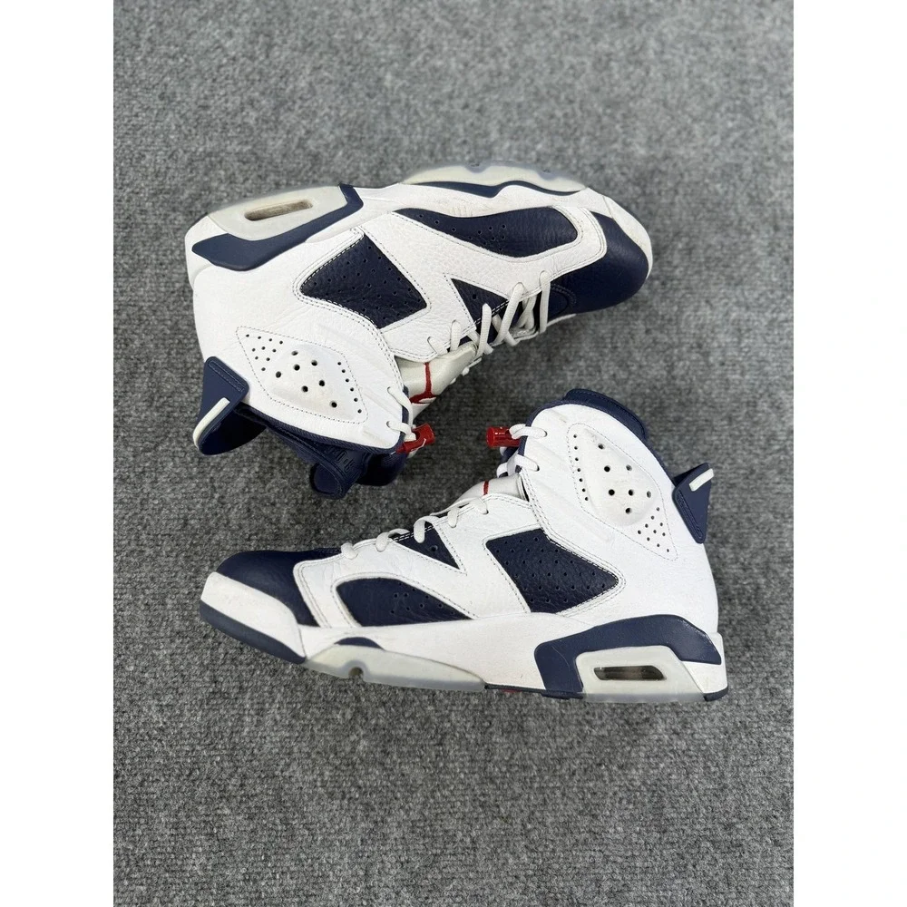 Nike Air Jordan 6 Retro Midnight Navy Shoes Mens‎ 9.5 Sneakers CT8529-164